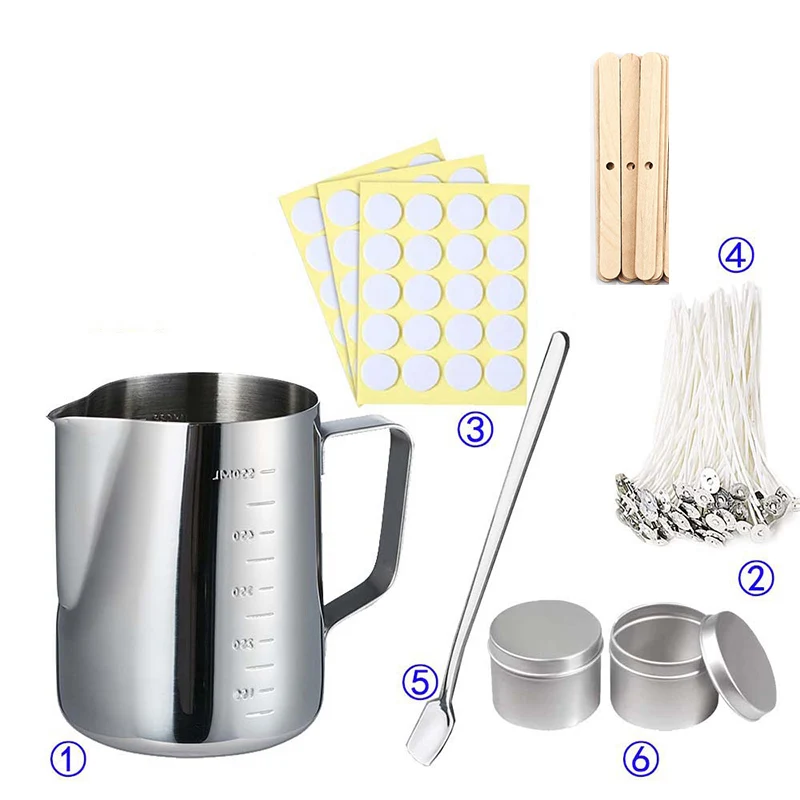 Candle Making Wicks - Kit de suprimentos para fazer velas,