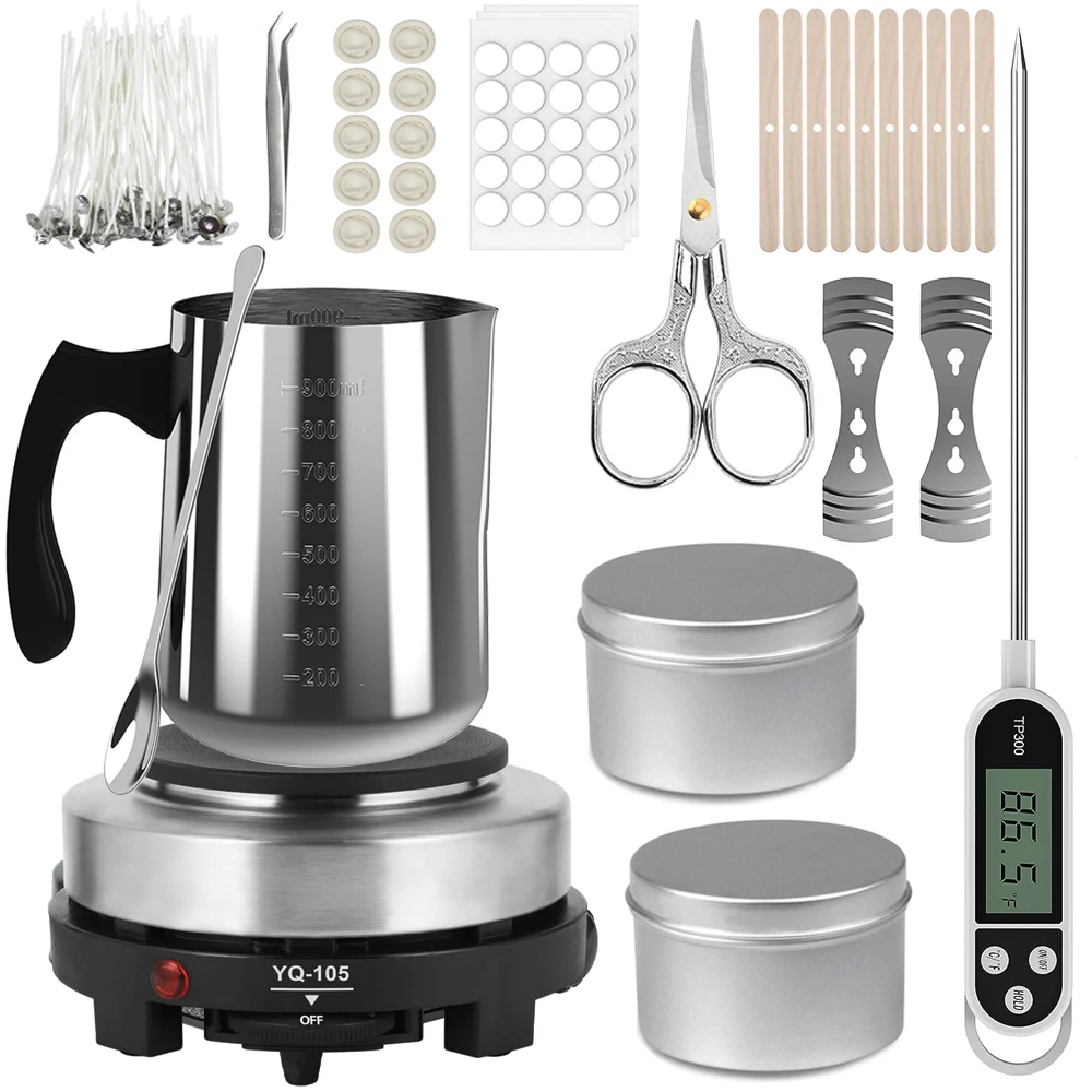 Candle Making Kit For Kids - Gemos 500w Fogão Eletrônico Vela Fazendo