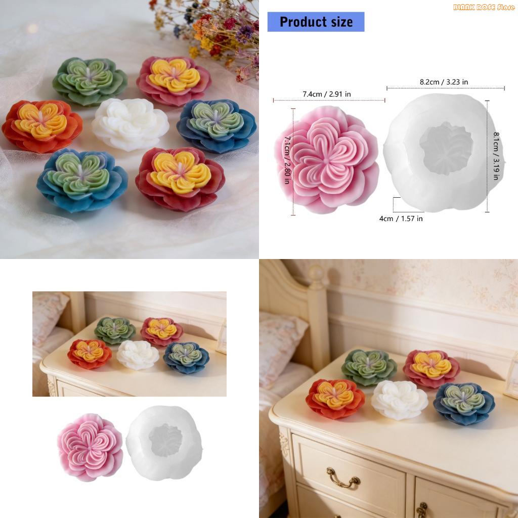 Candle Making Austin - J1HA Austin Rose Moldes silicone Flor