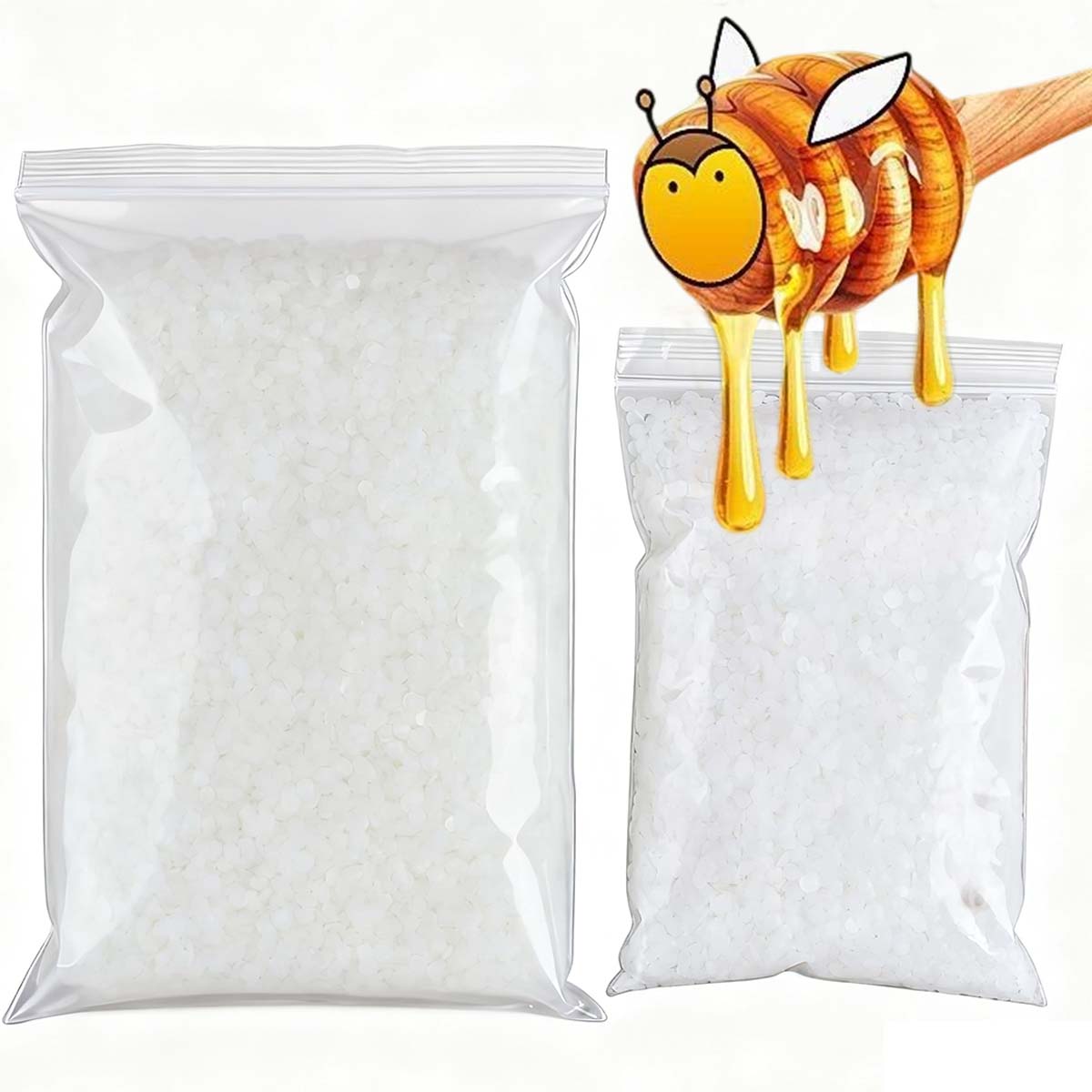 Candle Making Wicks - 200g-1000g cera de abelha branca puro