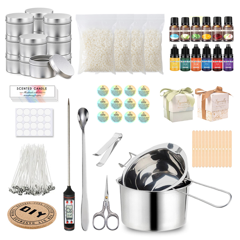 Candle Making Kit For Kids - Kit de fabricação de velas, pote