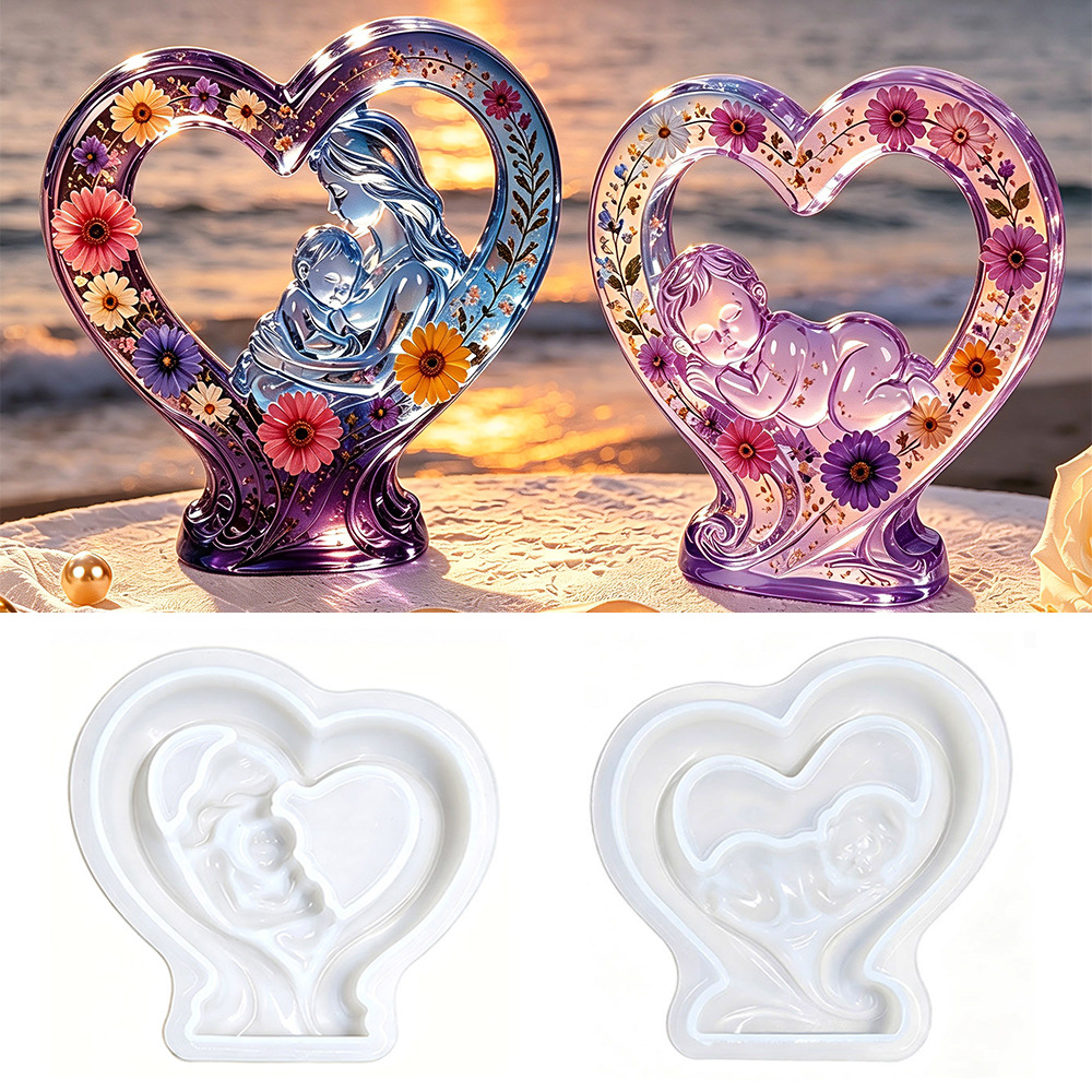 Candle Making Kit For Kids - Molde de Silicone Mãe e Filho