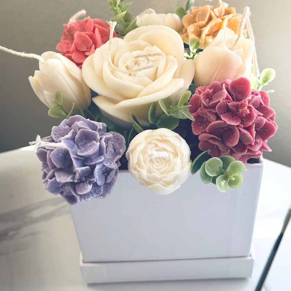 Candle Making Austin - Molde de vela de silicone rosa