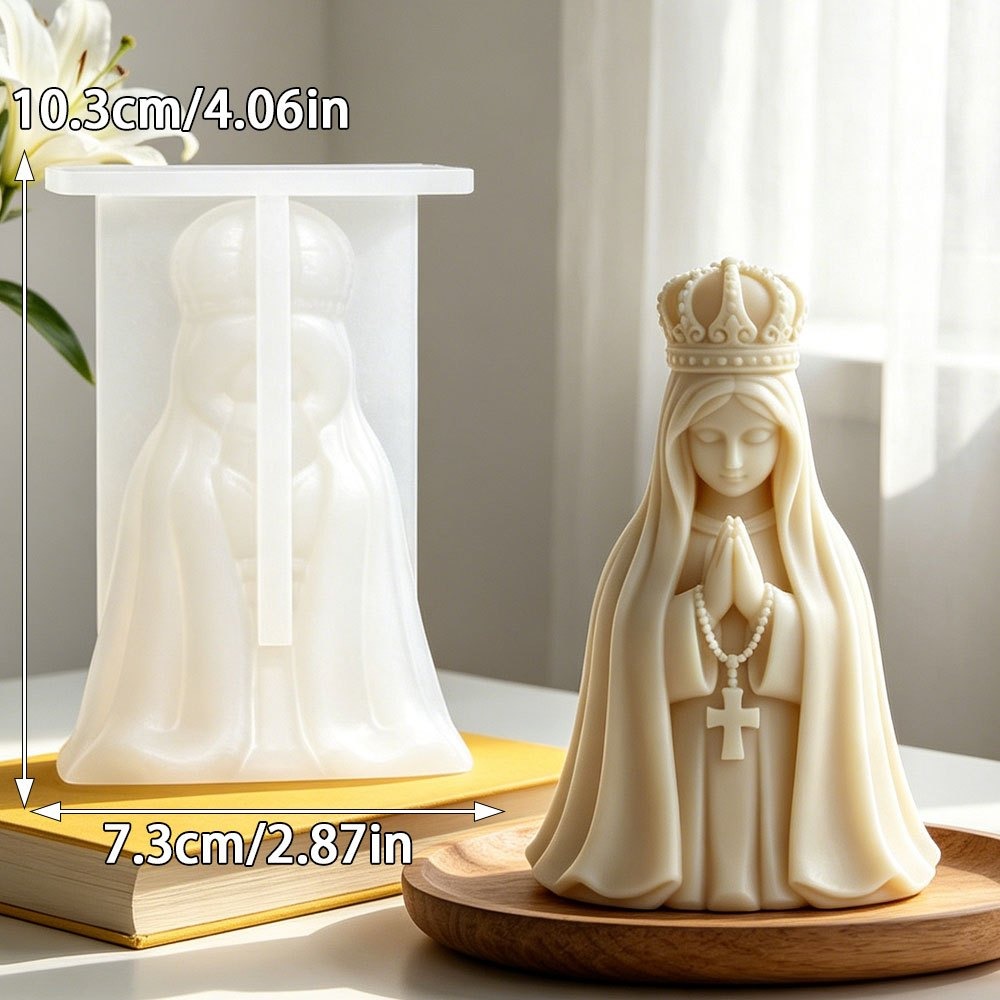 Molde de Silicone 3D Coroa Vir - Candle Making Jelly avaliação e preço