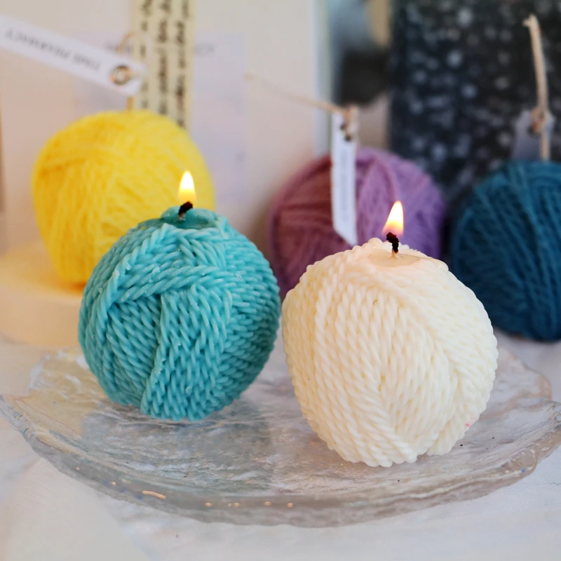 Criativo bola de fio molde de  - Candle Making Yarn avaliação e preço