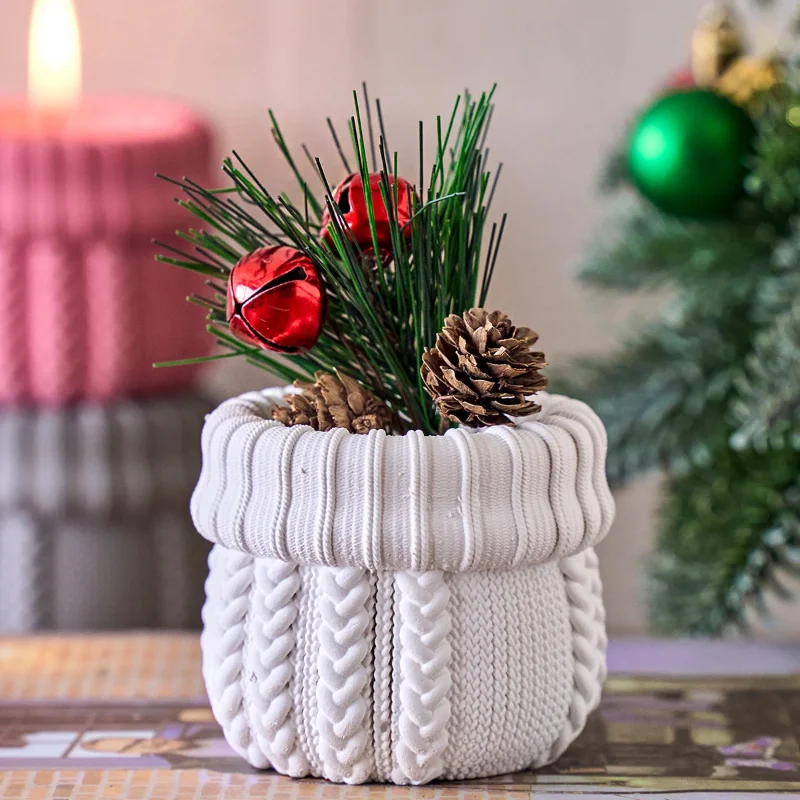 Molde de Silicone para Vaso de - Candle Making Yarn avaliação e preço