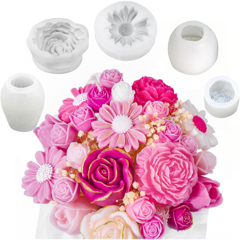 Conjunto de moldes de silicone - Candle Making Jelly avaliação e preço