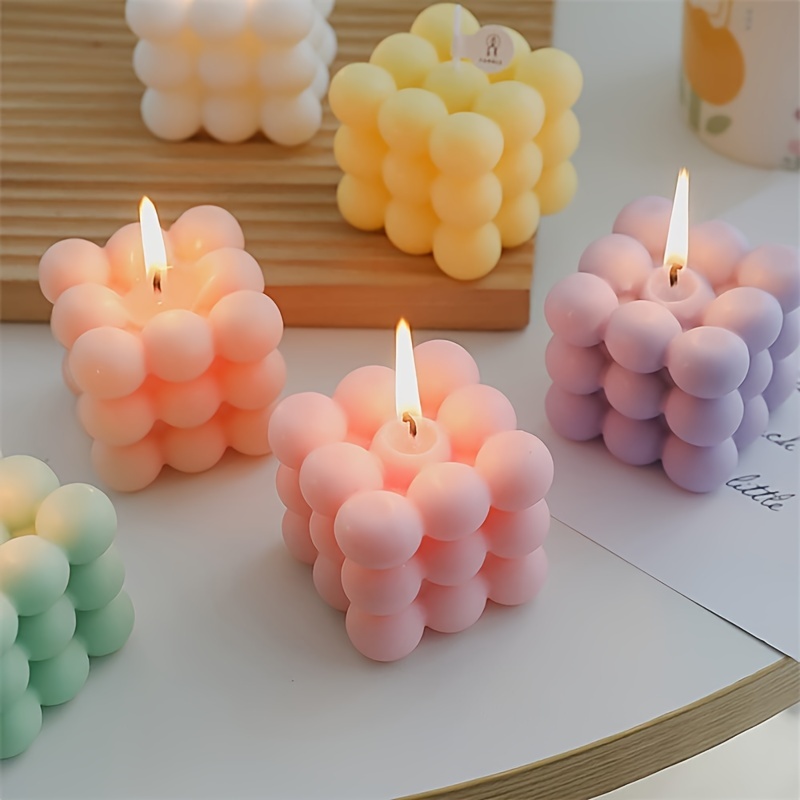 Conjunto de 6 moldes de silico - Candle Making Yarn avaliação e preço