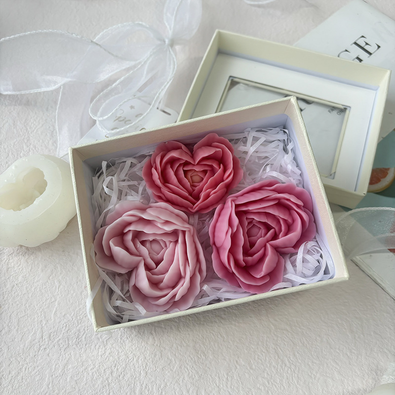 Amor flor molde de silicone di - Candle Making Jelly avaliação e preço