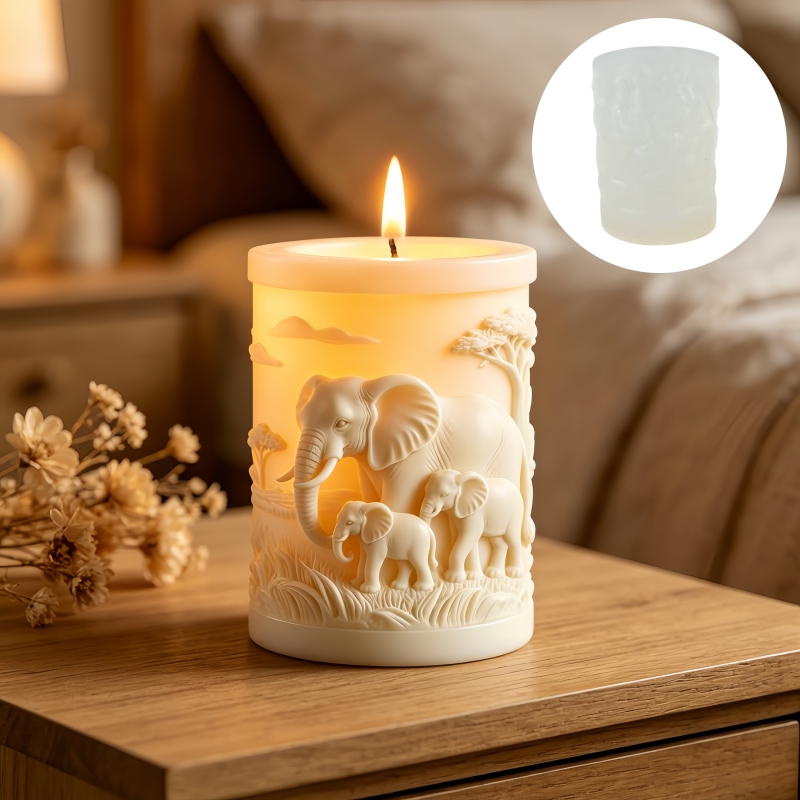 Molde de Silicone Cilíndrico p - Candle Making Kit For Kids avaliação e preço