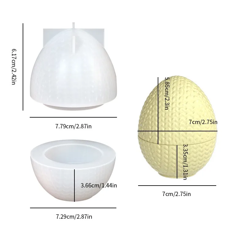 Molde de Silicone Oval em Form - Candle Making Yarn avaliação e preço