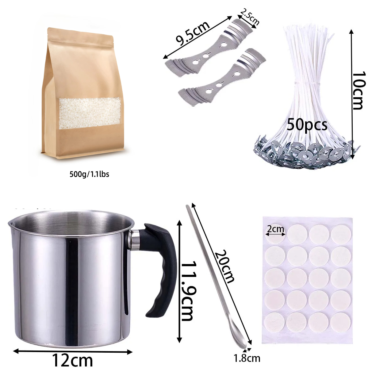 Kit de Ferramentas para Fazer  - Candle Making Wicks avaliação e preço