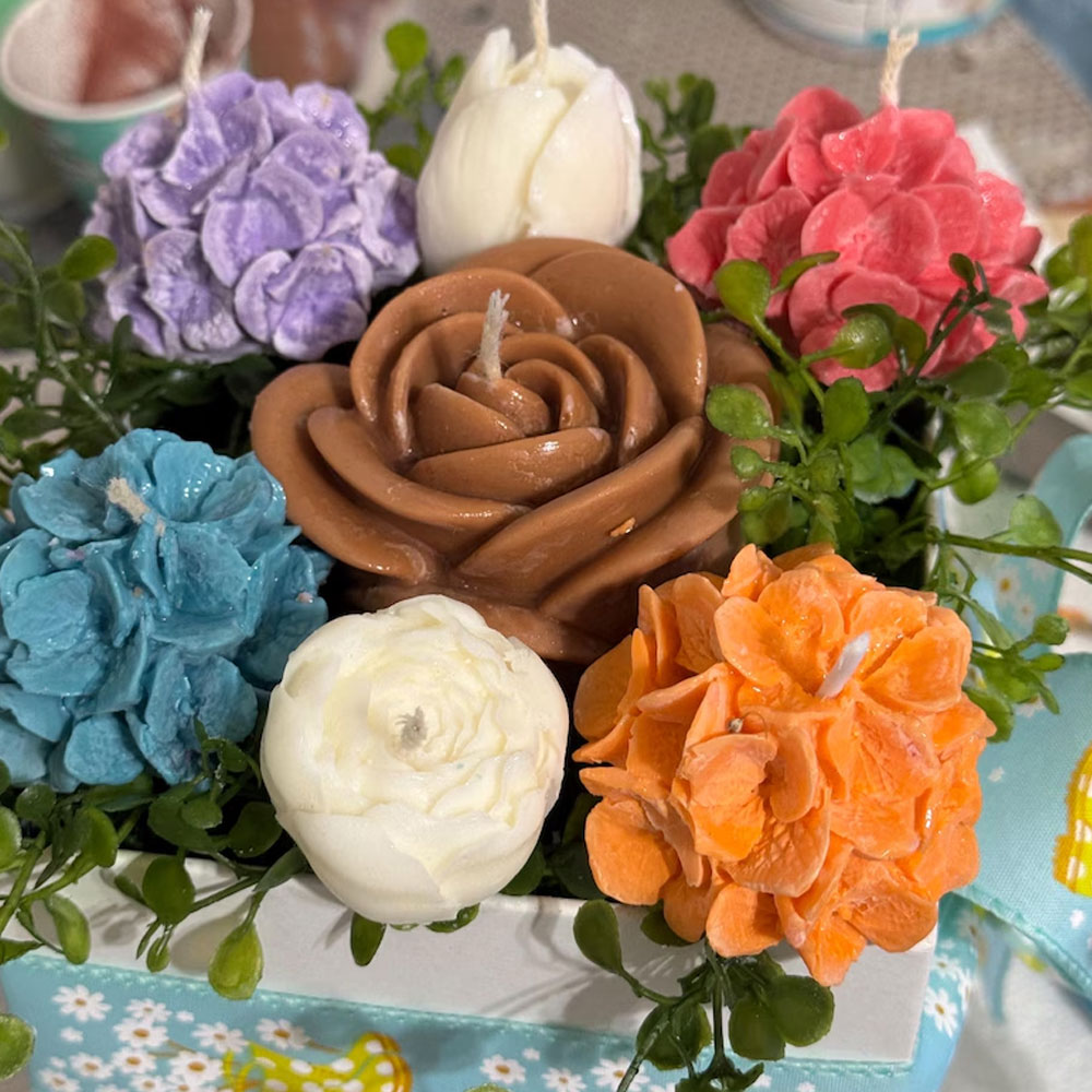 Molde de vela de silicone rosa - Candle Making Austin avaliação e preço