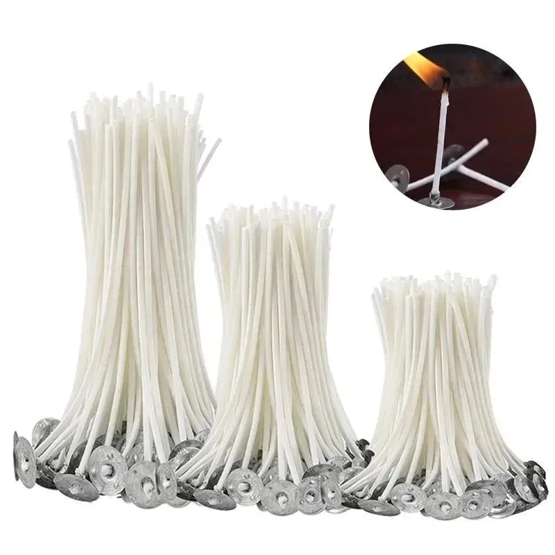 100 peças de mechas de vela 9/ - Candle Making Wicks avaliação e preço